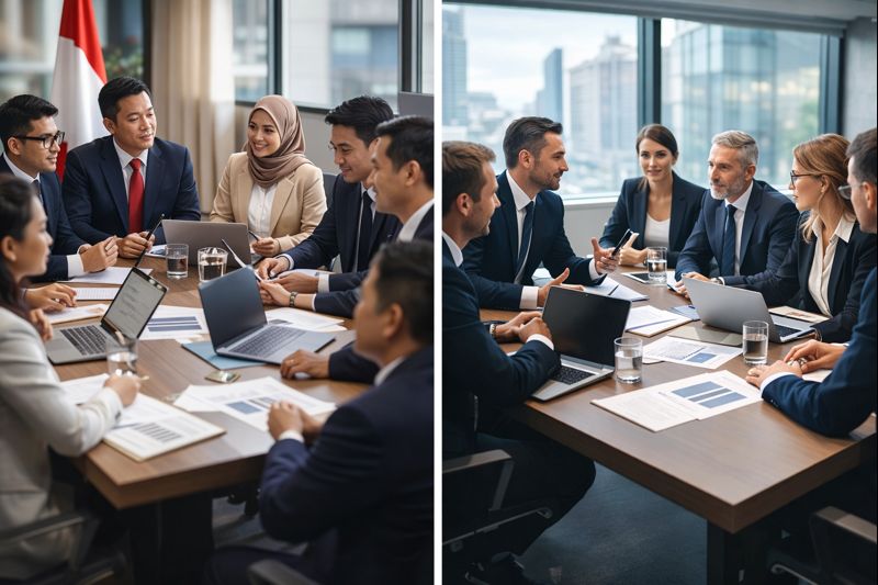 Business Partnership Illustration